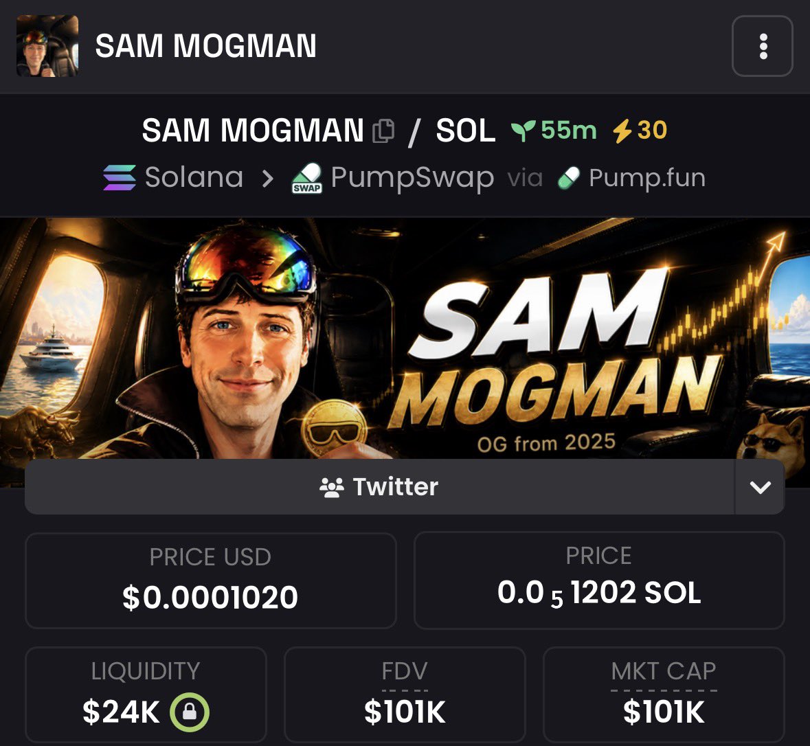 0x_Sharkguy's tweet photo. Vote Sam mogman

deployed 1 year ago!

EvmirLpR7d1bLKFAPmndAimac5jYGwwg5Ee31tc7baiN https://t.co/YcbSKBV2pP