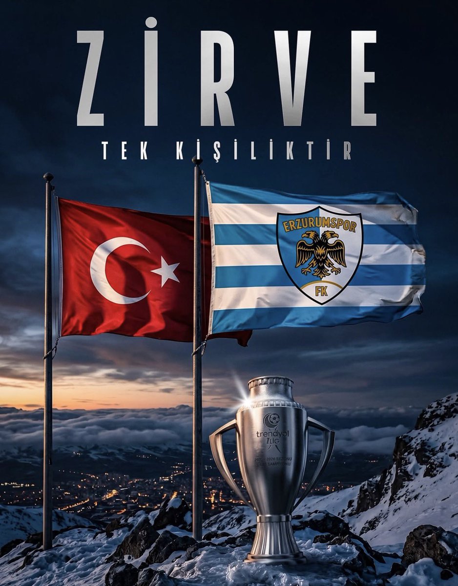 JargonMedya's tweet photo. 🇹🇷 1. Lig Şampiyonu Erzurumspor:

“Zirve tek kişiliktir!” https://t.co/SnkxIrXWNd