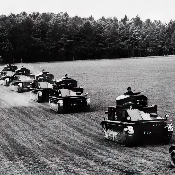 Tank_Archives's tweet image. The Experimental Mechanized Force commanded by Colonel John Fuller was formed #OTD in 1927. This was a very progressive unit designed to experiment with new concepts of using large tank units. Unfortunately, the unit was disbanded two years later. #tanks #history