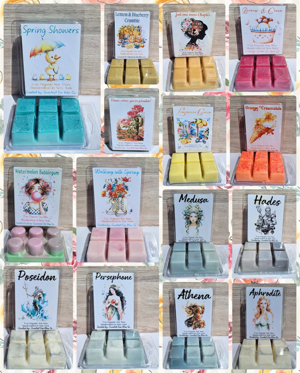 Dani3ll3Marie3's tweet image. Here are some of the amazing products available right now 🤗

My wax melts are very strong and extremely long lasting. They're so clean, you could technically eat them (highly do not recommend though)

My room &amp;amp; linen spray is deodorizing, luxurious, &amp;amp; long lasting 
#HighQuality