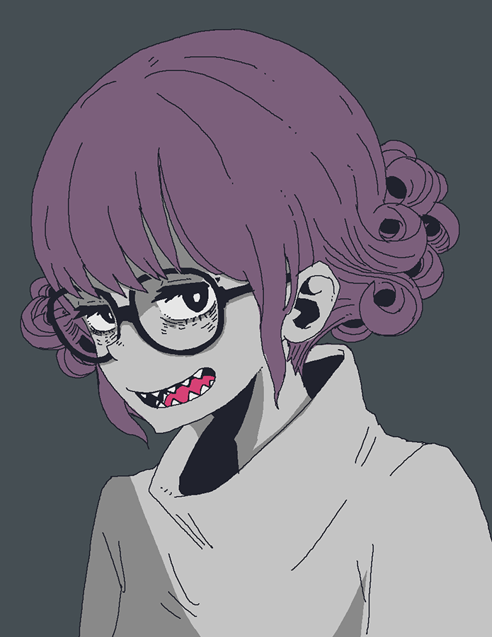 「あさらくがき」|大鳥のイラスト