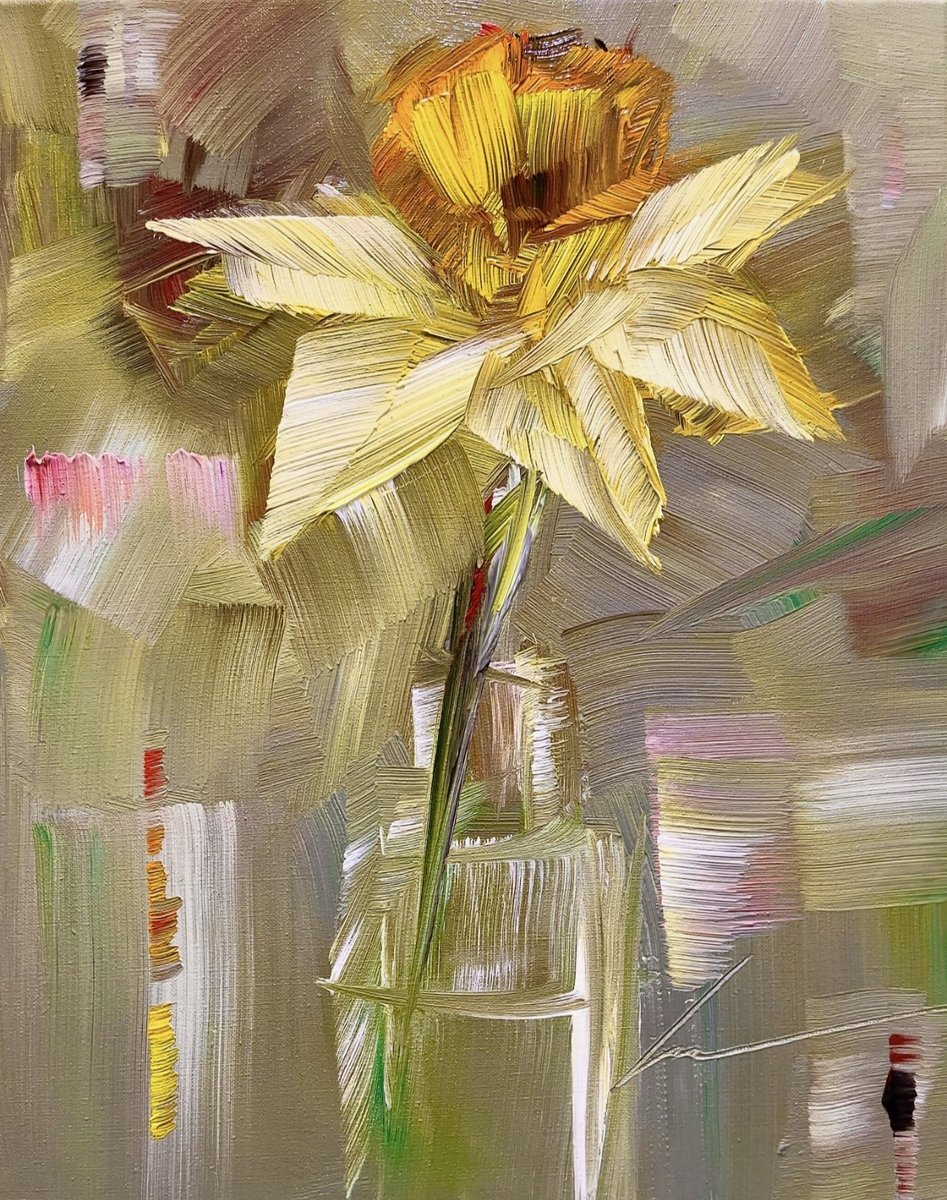 vera_kober_art's tweet photo. My painting of a daffodil 🌼 https://t.co/uZPcvRhbDO