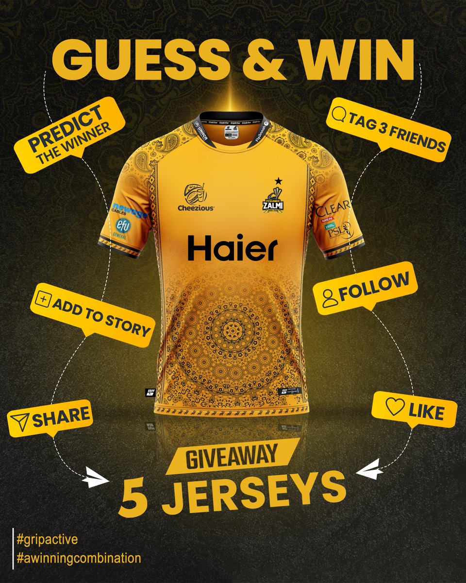 GripactivePk's tweet photo. The Giveaway is LIVE on our Instagram! 🎉

Participation will be counted only on Instagram.

Click the link below to participate! 👇
https://t.co/Nz3BpOqqfp
#GripActive #PeshawarZalmi #HBLPSL11 #NewEra #PSL11 #BabarAzam https://t.co/X8TRPQ9LPq