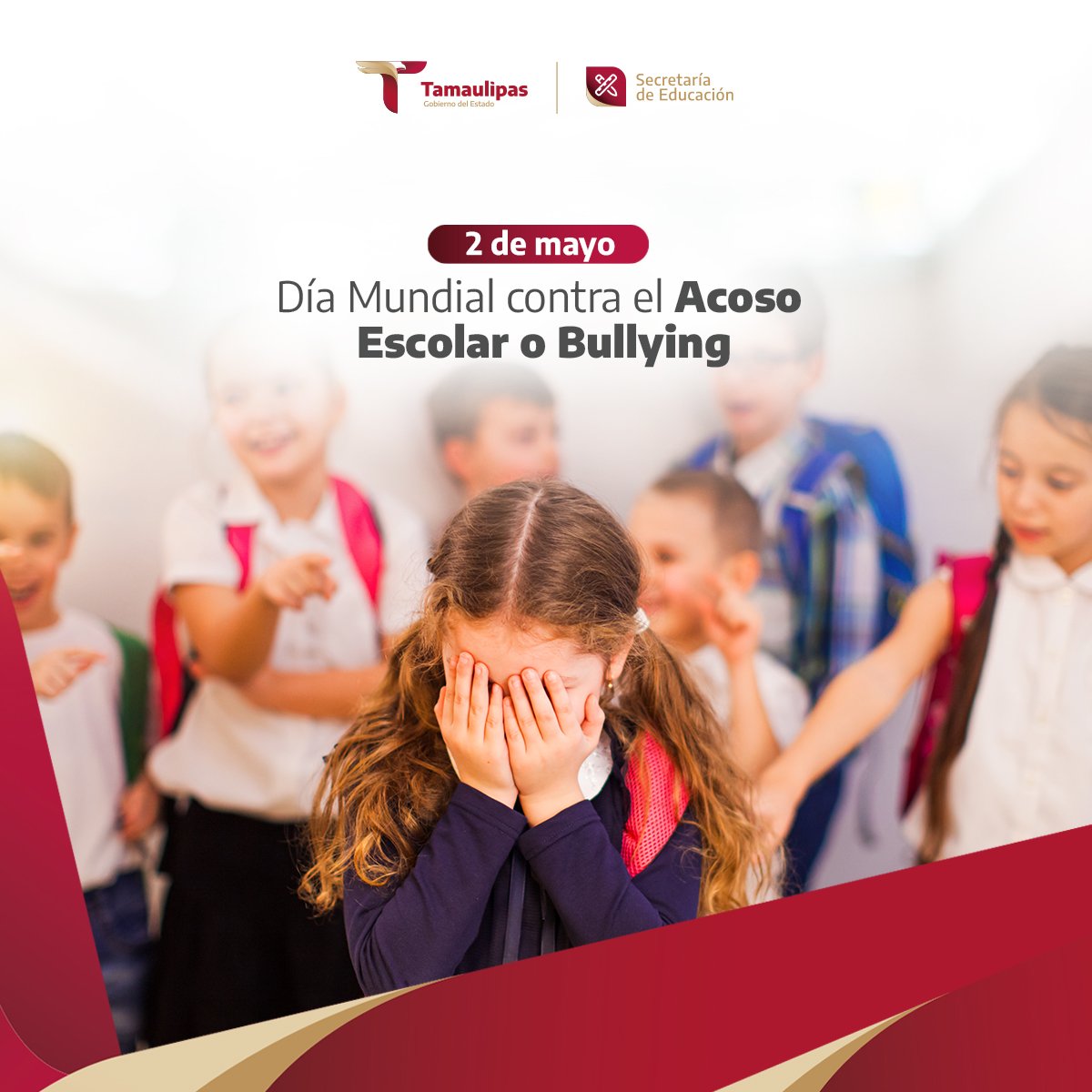 #Efeméride 2 de mayo Día Mundial contra el Acoso Escolar o Bullying.