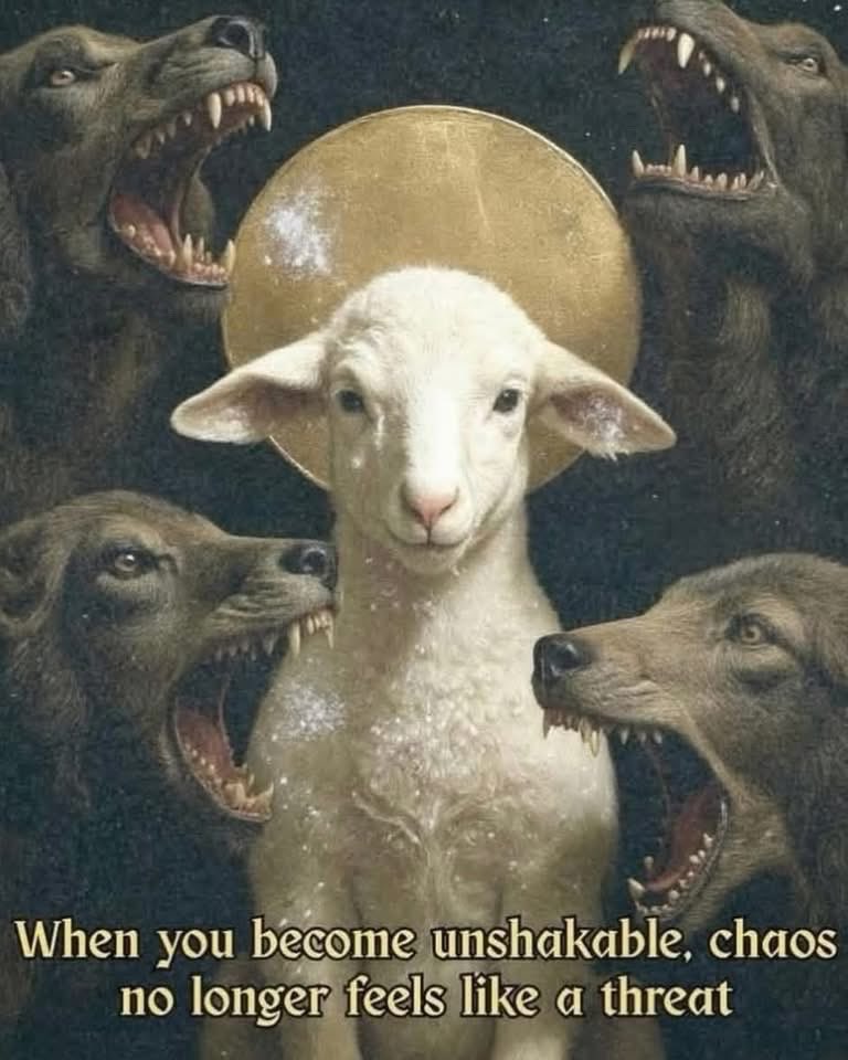 HeavenstHerold's tweet image. When you become unshakable chaos no longer feels like a threat. #lamb vs. #wolves