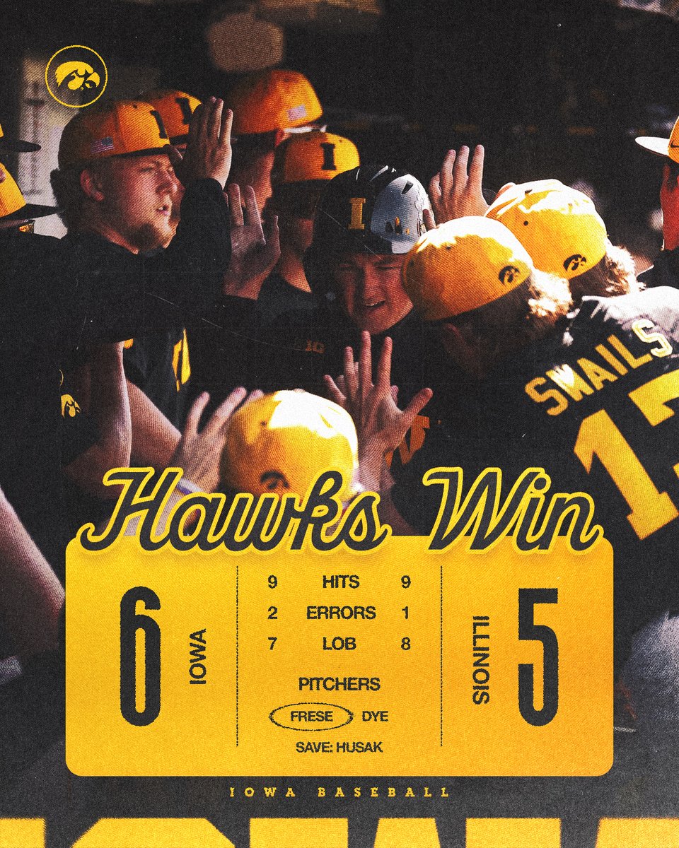 Iowa Baseball tweet media