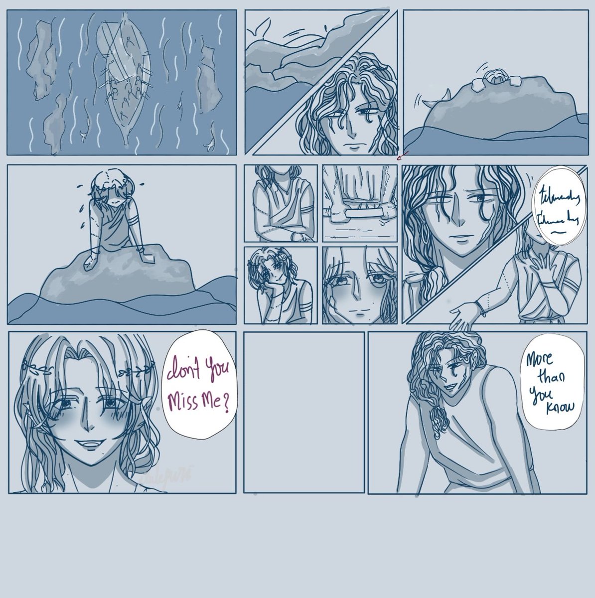 Have this sharpwolf art that I won't finish cause i'm lazy

#telemachus #antinous