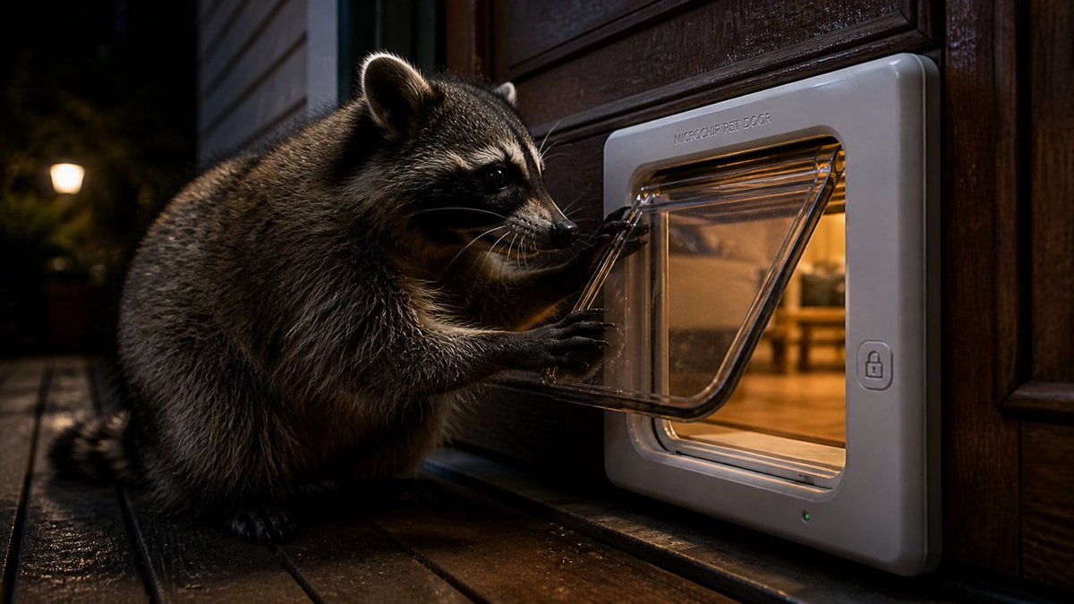 Daily10List's tweet photo. Best Microchip Pet Doors to Keep Raccoons Out (2026 Tests) https://t.co/Xz5NM44mTK https://t.co/0mhsIS6tl6