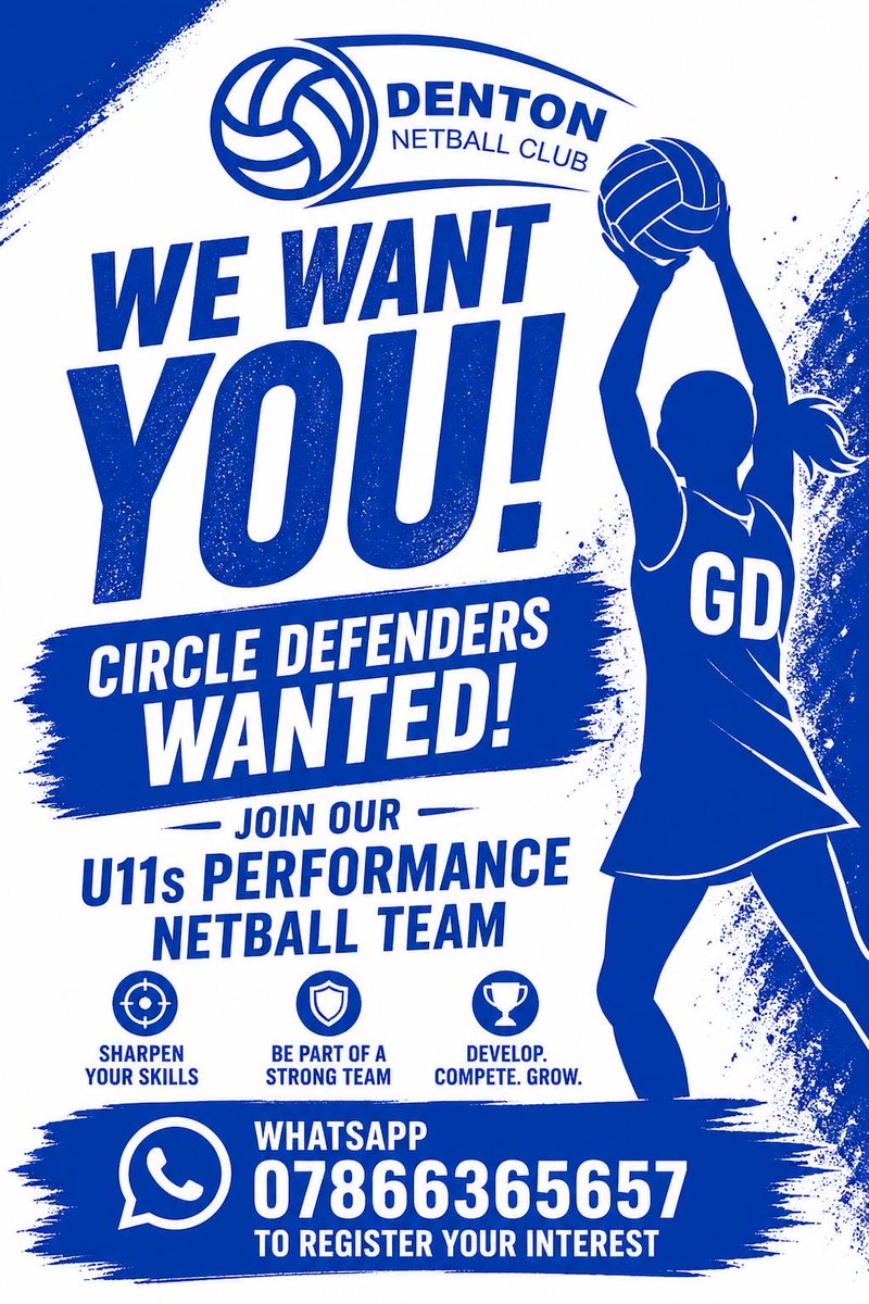 NetballDenton's tweet photo. https://t.co/vSWD93Jsh2