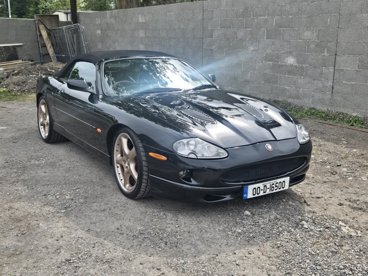 Picked up a New classic car today. These are investments as low supply due to age and build numbers for RHD maybe 1200 remaining. Low mileage less than 55k mls.  Always garaged. Absolutely super car. Top spec when ordered on 2000. 
#Jaguar xkr