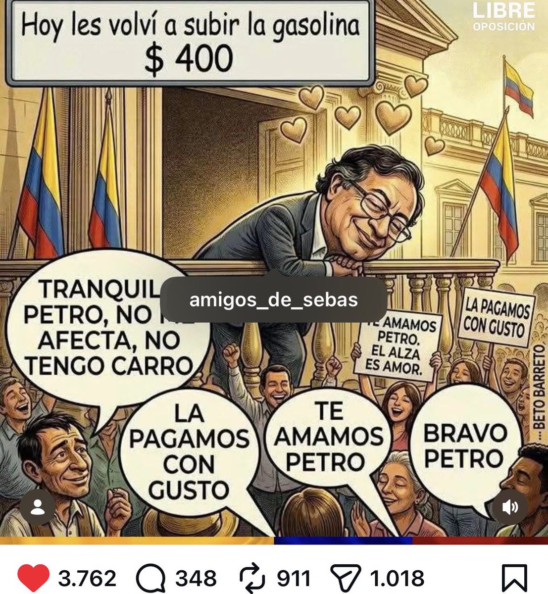 freedalia1's tweet photo. @petrogustavo @carolinacorcho Feliz día https://t.co/GQ8mzzToX8