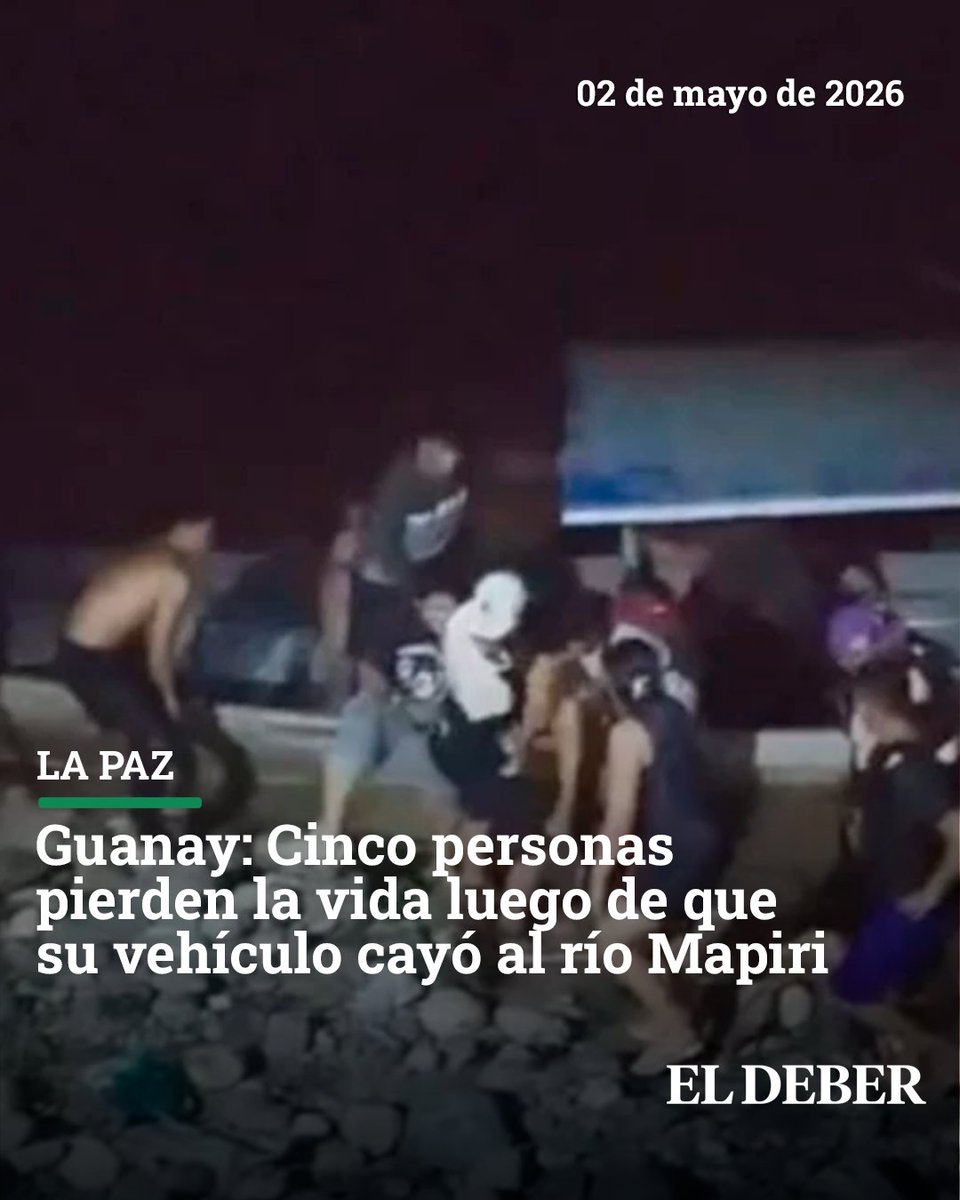 grupoeldeber's tweet image. La Policía presume que tanto el conductor como los ocupantes del motorizado estaban en estado de ebriedad y esto provocó que se saliera del camino.
📌Manténgase informado en eldeber.com.bo/la-paz/guanay-…

#ElDeber #Informacion #Noticias