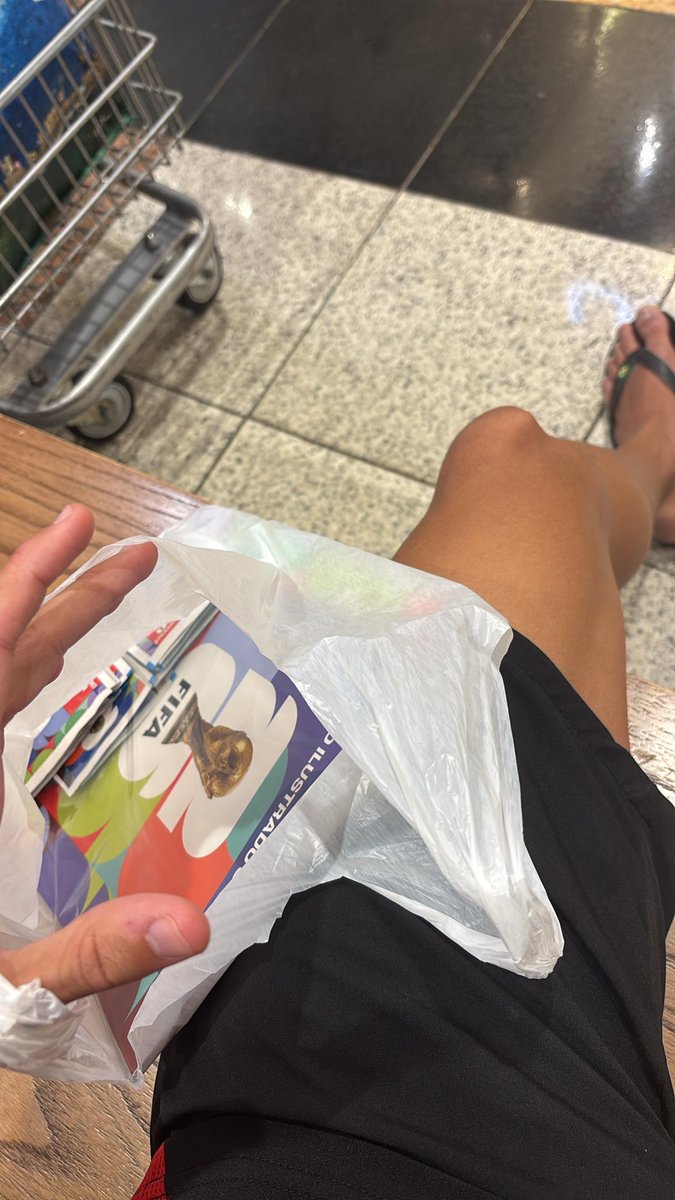 Tenho 20 anos  
comprei o álbum da copa com figurinhas  
sem pais ricos  
sem vida fácil  
só me esforcei  
me pus uma meta e fui resiliente  
obrigado
