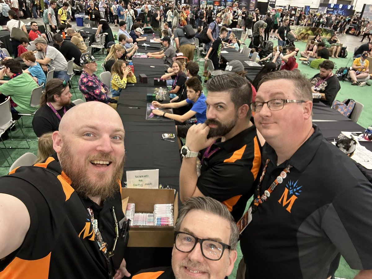DaCrabsMTG's tweet photo. We just ran the largest Jumpstart event ever at Family Magic! Doing it again tomorrow at 1 PM! @magikidsMTG #MCVegas https://t.co/qDl9eUfMyy