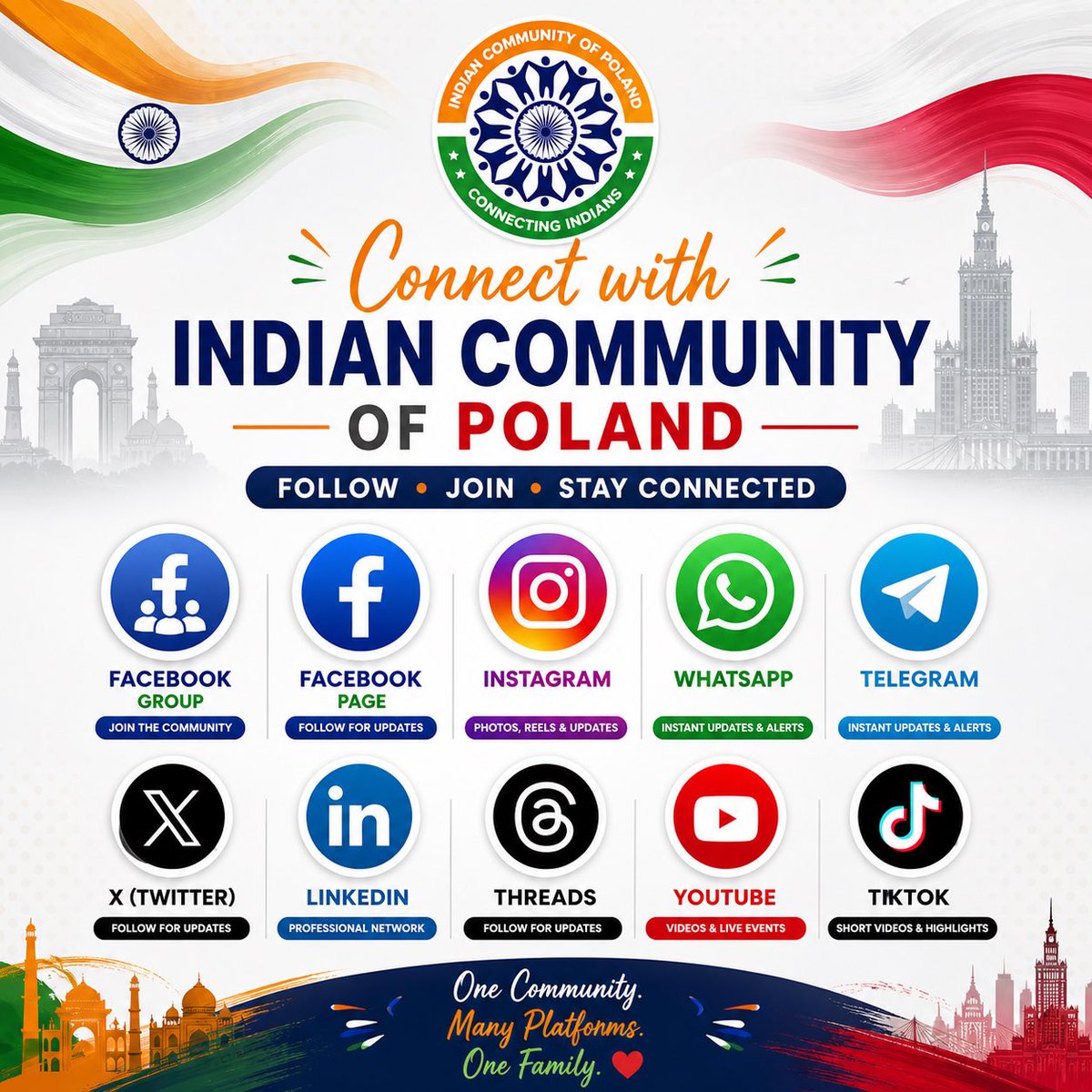 Indian Community of Poland tweet media
