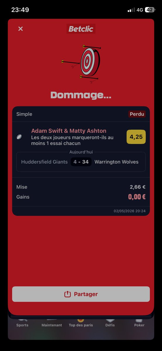 CavronS's tweet photo. @Betclic merci de payer les deux joueurs ont bîen marquer https://t.co/lO9suTldLp
