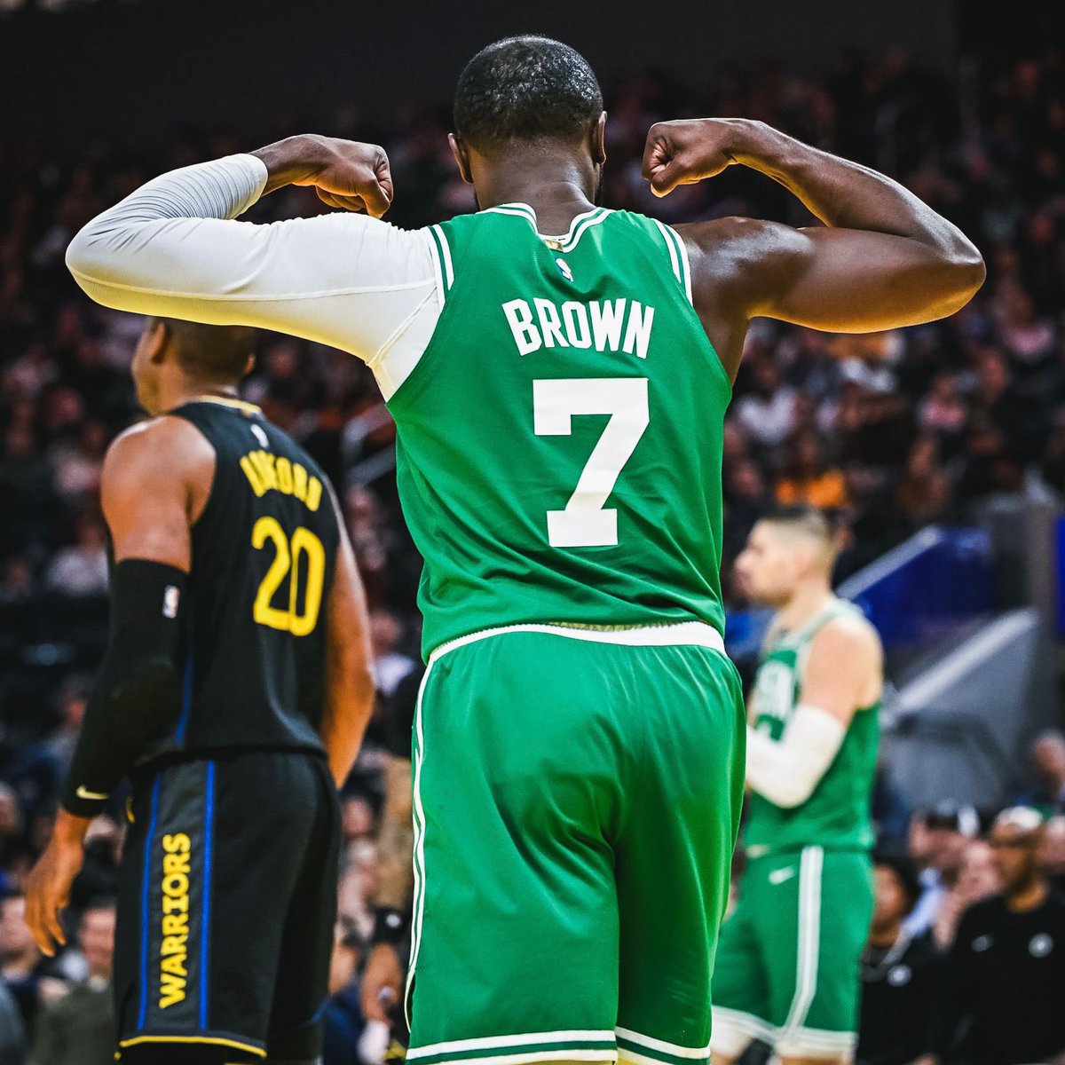 RTNBA's tweet photo. Game 7.

No Jayson Tatum.

Healthy Joel Embiid.

Can Jaylen Brown &amp; the Celtics overcome the 76ers or is there season over tonight? 👀 https://t.co/nIEaud9HKf