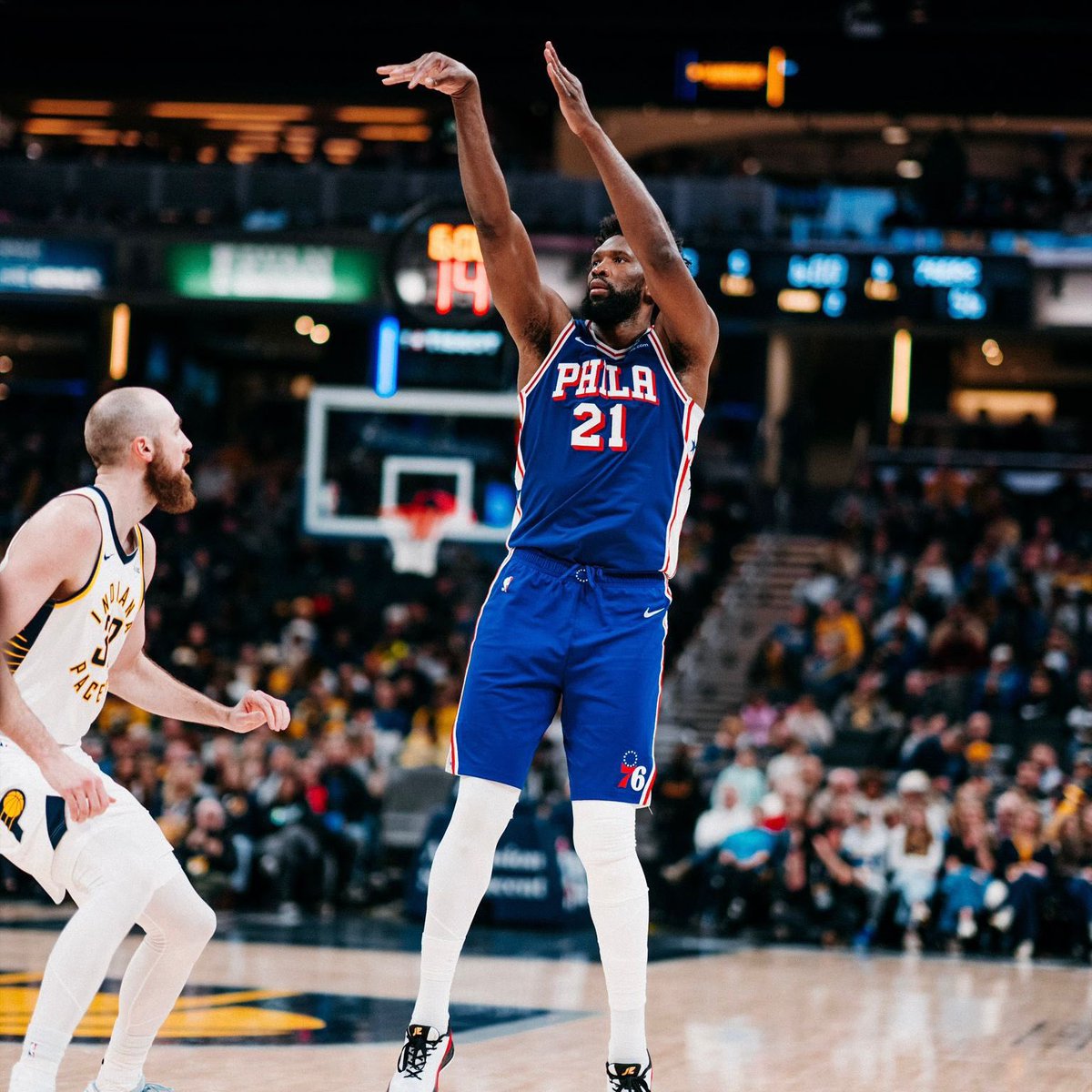 RTNBA's tweet photo. Game 7.

No Jayson Tatum.

Healthy Joel Embiid.

Can Jaylen Brown &amp; the Celtics overcome the 76ers or is there season over tonight? 👀 https://t.co/nIEaud9HKf