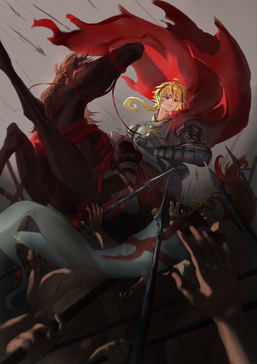 FicWeii_N's tweet image. Fanart Richard the Lionhearted from Fate Strange Fake 
Artist : me 

#FateSeries #fatego #fatestrangfake #art #Illustration #digitalart