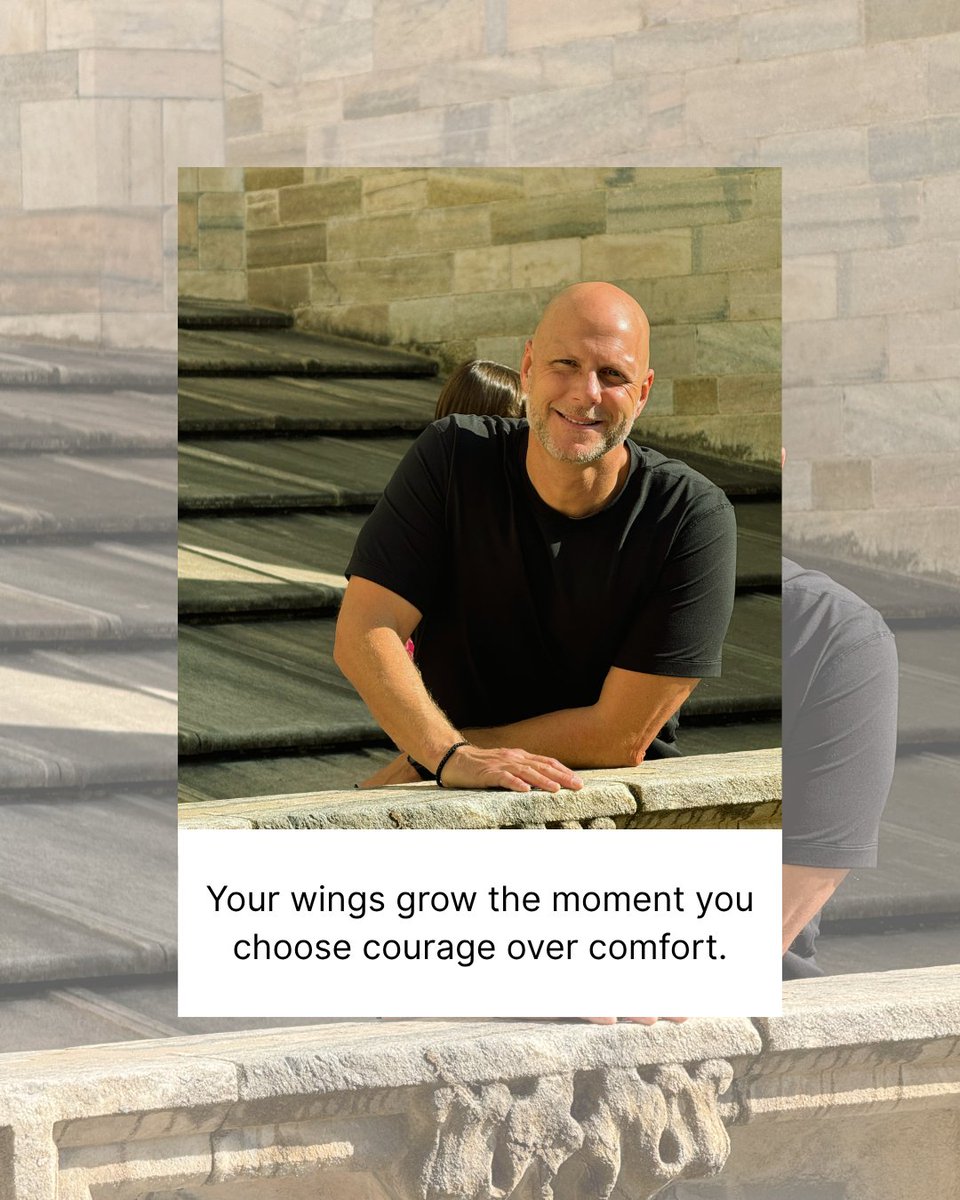 brentpalmerbiz's tweet image. Your wings begin to unfold the moment you step beyond what feels safe and choose courage instead. Growth lives outside comfort, trust yourself enough to rise and discover how far you can go.

#ChooseCourage #SpreadYourWings #RiseAbove #StepOutOfComfort