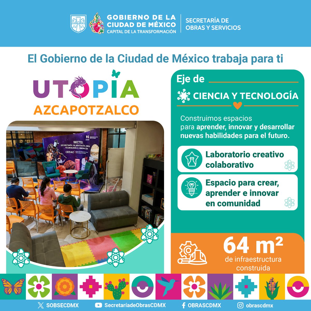 Secretaría de Obras y Servicios CDMX tweet media