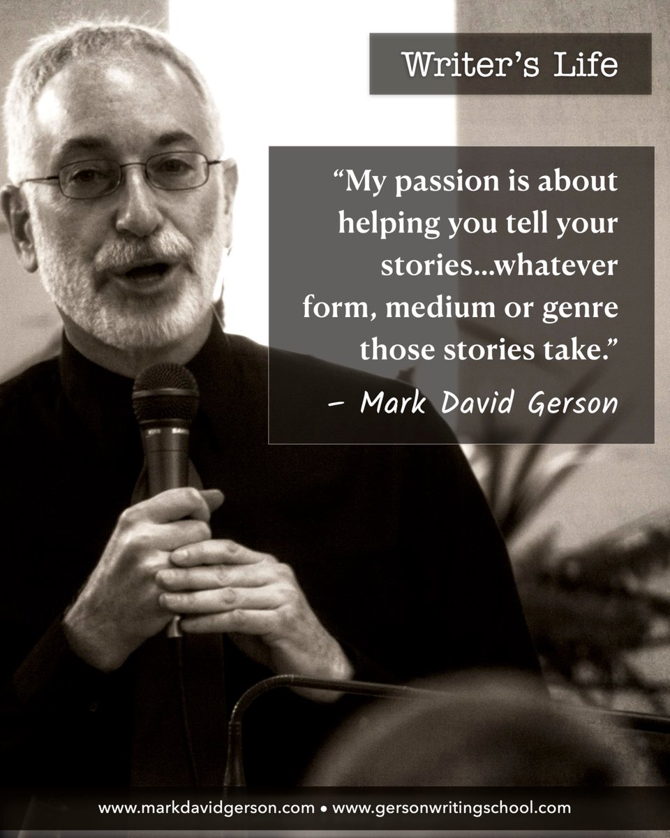 LegendOfQntana's tweet image. Writer's Life: “My passion is about helping you tell your stories…whatever form, medium or genre those stories take.” • Visit gersonwritingschool.com for the tools, tips, inspiration and motivation to get your stories out of you and into the world #writingadvice #writingcoach