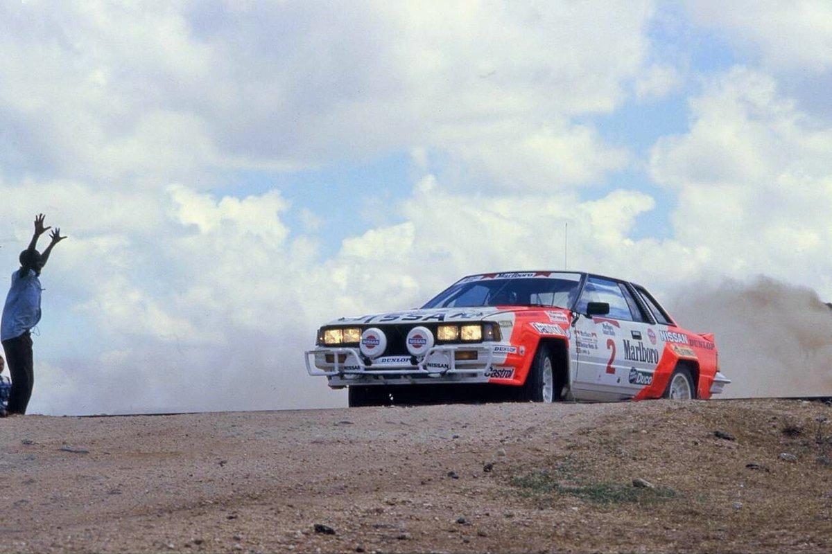 Rob Combes Rally Safari Rally 1984 Shekar Mehta / Rob.Combes Nissan 240 RS 📷 Unknown