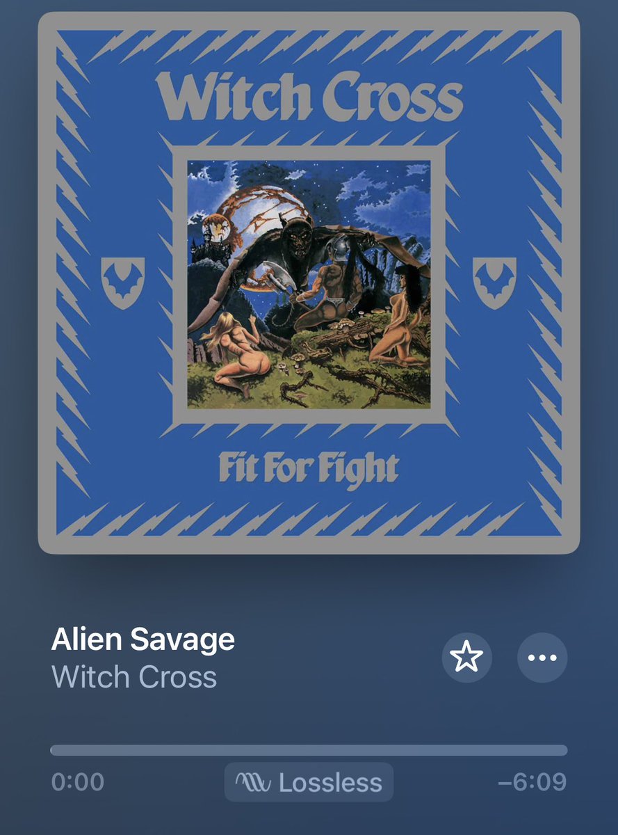 DemolishFanzine's tweet photo. Now Playing: 🤘🏻#WitchCross
FIT FOR FIGHT •Alien Savage•
An underdog in my 80’s tape/vinyl collection that I quite enjoyed each and every play back in the day. ⭐️⭐️⭐️⭐️ https://t.co/qhJrKHPR2l