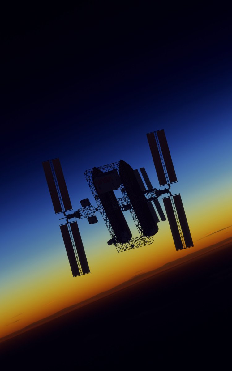 station freedom + a few shuttle ets = fuckass unmanned orbital depot for missions to the moon and mars (still need to name her)