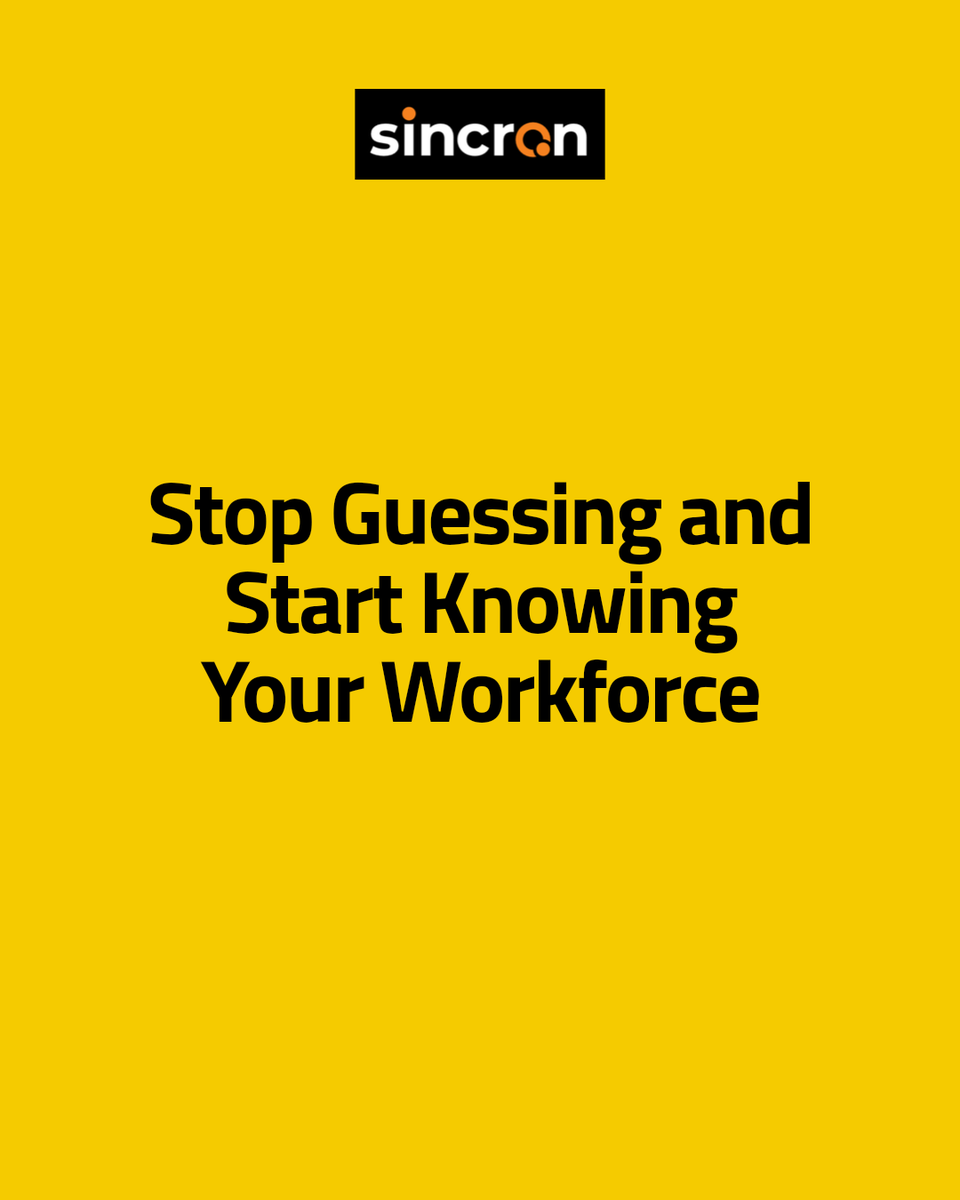 sincronhr's tweet image. Without clear visibility into your workforce, managing shifts, compliance, and engagement is guesswork. Start with real-time insights to turn chaos into clarity and empower your HR decisions. Ready to see your workforce like never before? Explore Sincron HR today. #HR #HRIS