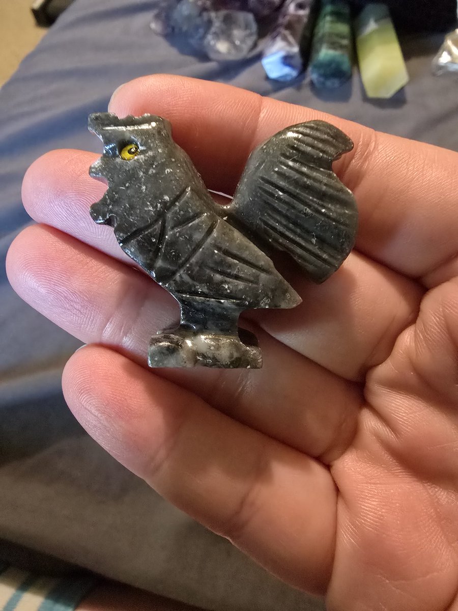 PipTheChick3's tweet photo. Went to a rock and gem expo in my area and bought some silly little guys! https://t.co/9IphYvk7Zs