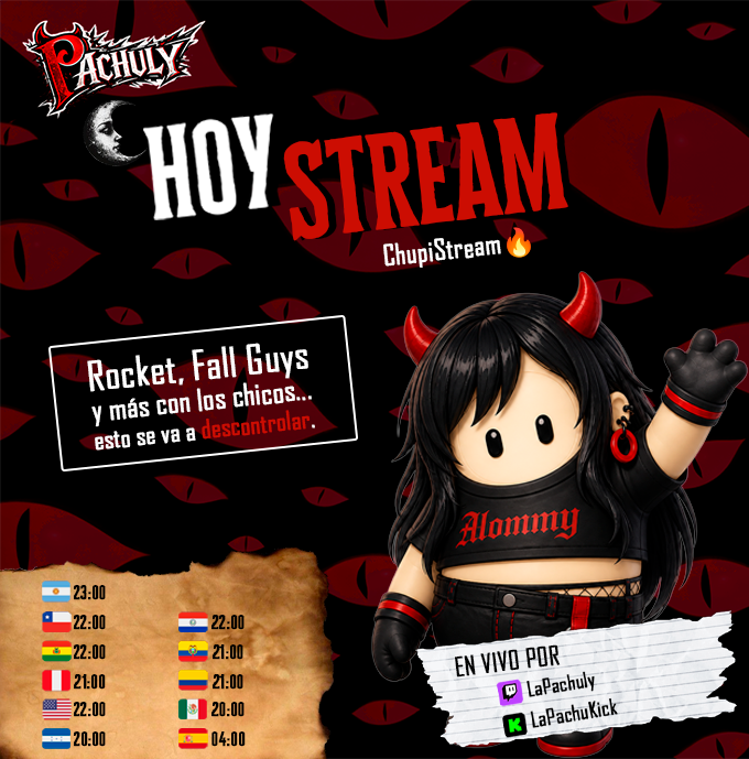 LyPachu72169's tweet photo. Se abrió el aquelarre… 😈

Sábado con los chicos
chupi + juegos + caos en vivo
Si entras… te quedas 👀

🟣 LaPachuly | 🟢 LaPachuKick
#lapachulive #vtuber #gaming https://t.co/d3BrYO2HwG