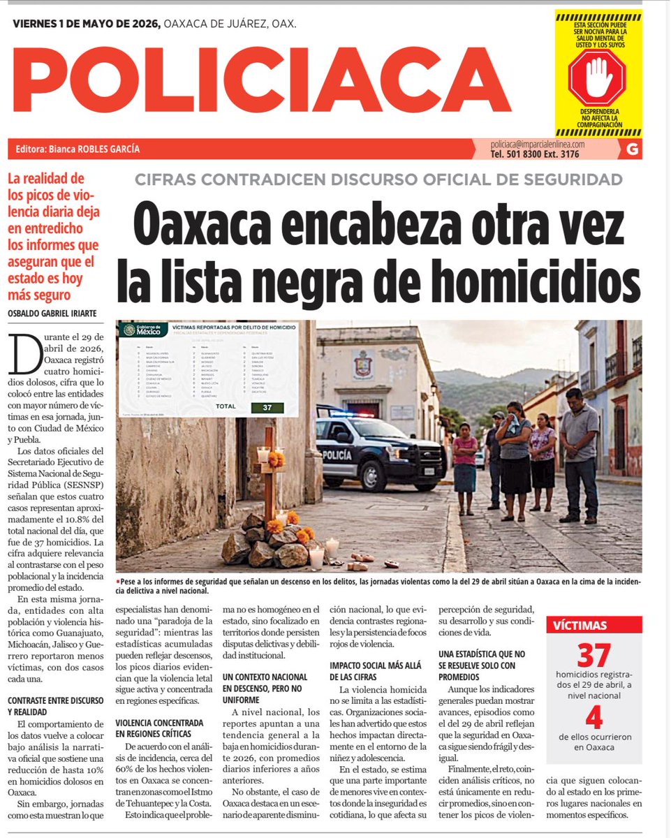 ¿Han notado que en los estados en donde más acusaciones contra funcionarios de presuntos nexos con "gente de mala reputación", hay más violencia y asesinatos?