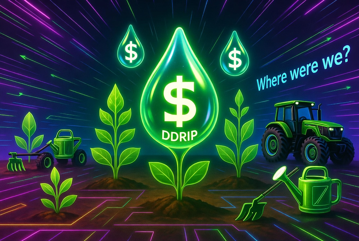 Hey fam 👀  

Where were we?  

Back with fresh ideas for $DDRIP farming &amp; fun.  

Let’s pick up right where we left off 🔥