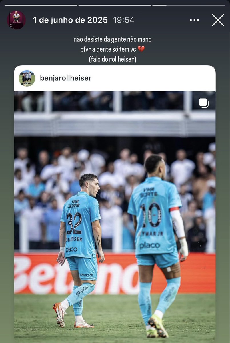 Estagiário do Santos tweet media