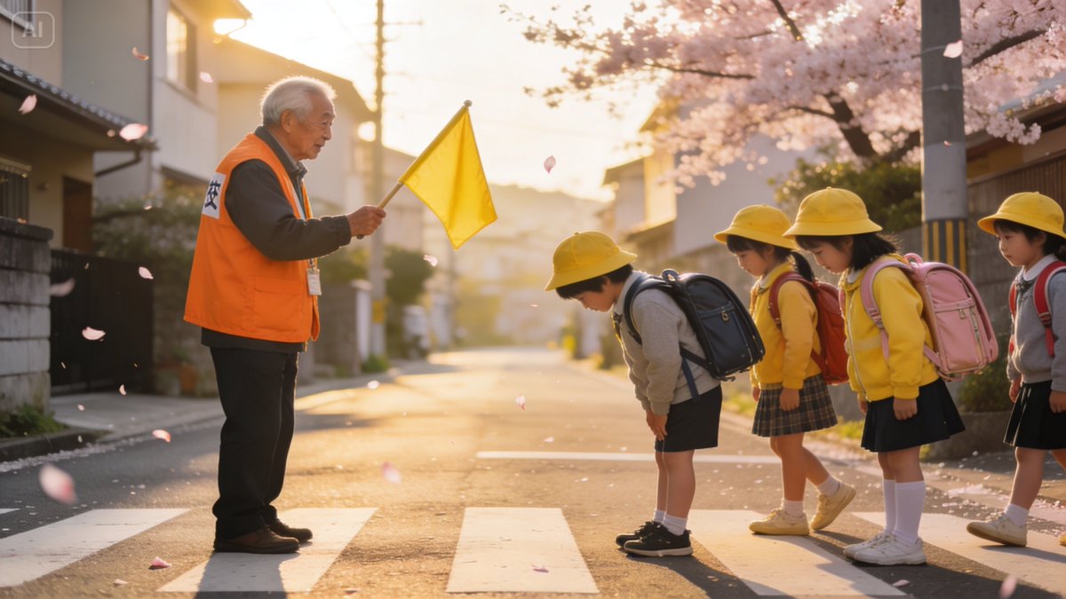 oidonhagouda's tweet image. In Japan, 6-year-olds
take the train alone.

No parents.
No escorts.
No fear.

82% of Japanese elementary school children
walk to school every day
by themselves.

In most countries,
this would be unthinkable.

In Japan,
it's Tuesday morning.

It's not luck.

Every crossing has a