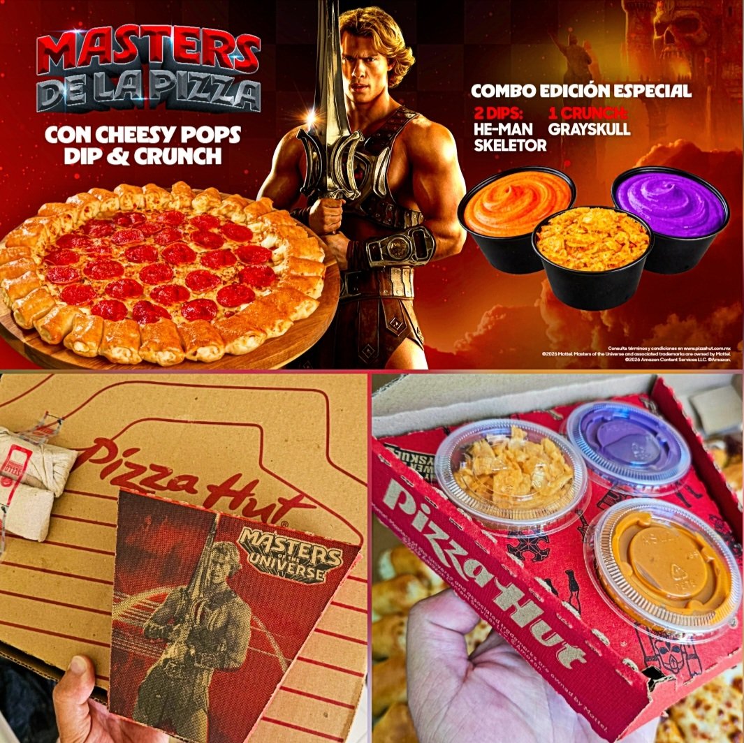 ArturoTay's tweet image. Hoy tocó @PizzaHut_Mexico y #MastersOfTheUniverse @He_Man_movie #AmosDelUniverso #PizzaHut @pizzahut 🍕👌🤤🤗 

¡Yo tengo el poder!