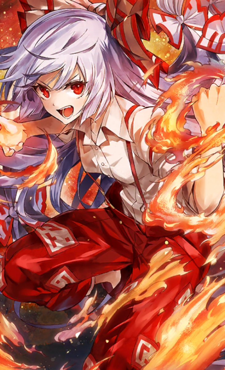 boketezizou 東方Projectの藤原妹紅