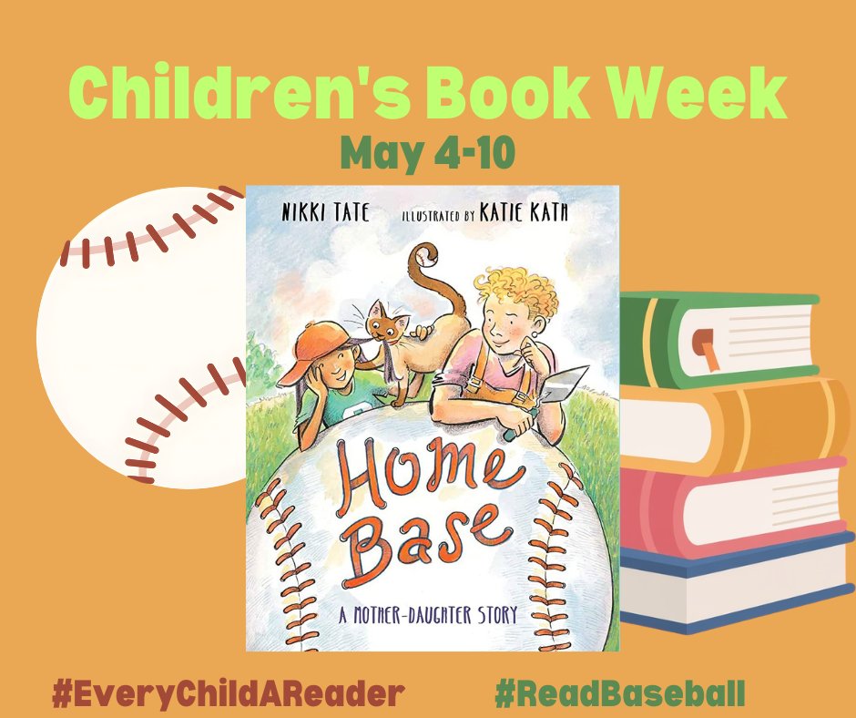 RFDPeaches75's tweet photo. Children’s Book Week is not only a celebration of books, but of connection. It is a vehicle to unite kids and adults with books, authors, and illustrators in order to foster a love of reading. #ChildrensBookWeek #ReadBaseball https://t.co/RO98fceG4r