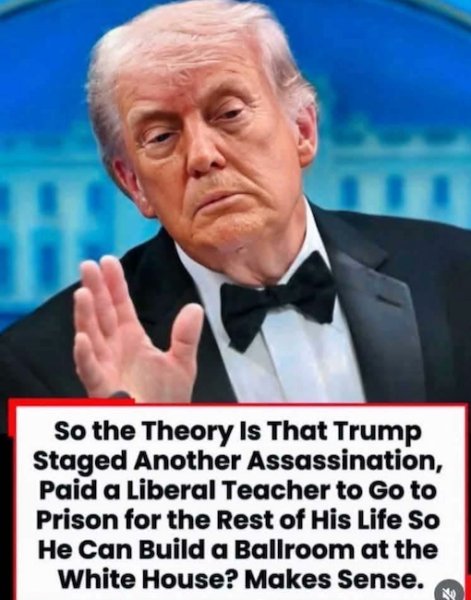 kArEn_Magnet_'s tweet image. More liberal logic...
😏🙃😂
#PresidentTrump #Trump #TrumpAssassinationAttempt #WhiteHouse #Ballroom #LiberalismIsAMentalDisorder