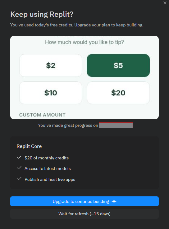 nelkz76's tweet photo. @ReplitSupport just getting this now https://t.co/U9toYTJaYq