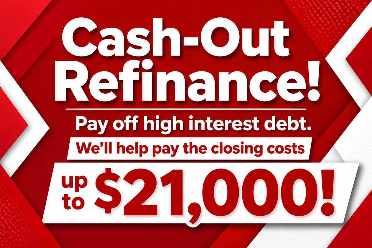 Padre98251525's tweet image. Cash-Out Refinance! Pay off high interest debt. We’ll help pay the closing costs up to $21,000! Hometown Hero Credit™. Call 760-456-8748, visit OperationTAG.org or HometownHeroCredit.blog. Operation T.A.G. is a nonprofit. #MilitaryFamilies #VeteranSupport