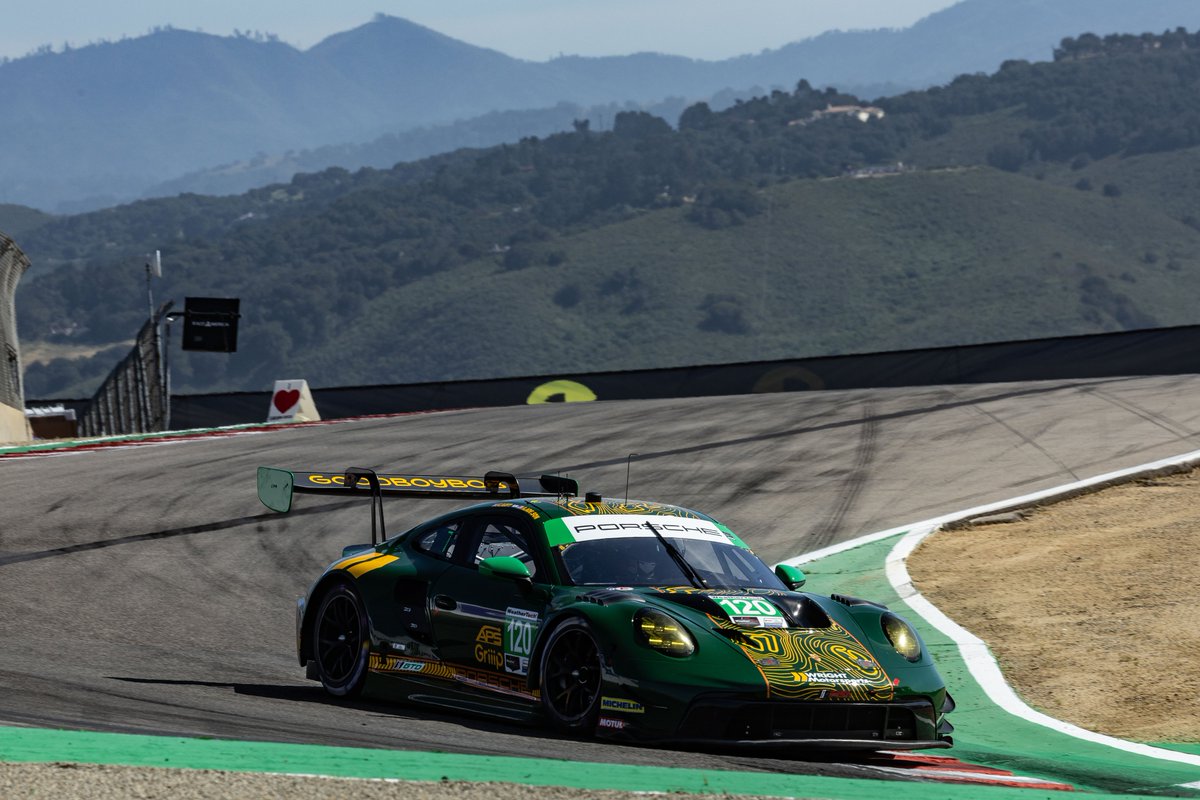 PorscheRaces's tweet image. #IMSA - We have green 🟢 flags for @IMSA GTD class qualifying at @WeatherTechRcwy #LagunaSeca

#Porsche #911GT3R #Raceborn @WrightRac1ng