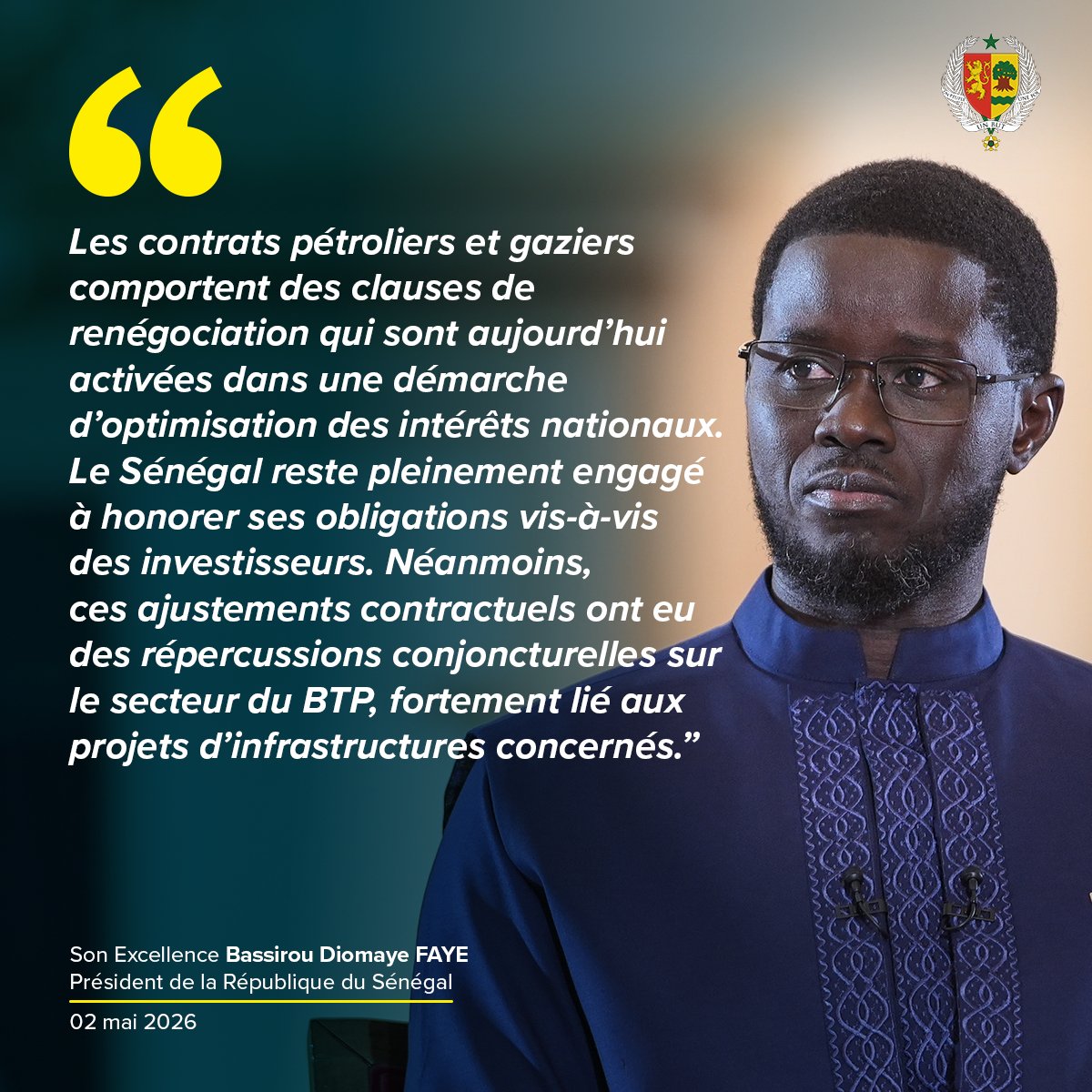 Présidence Sénégal tweet media