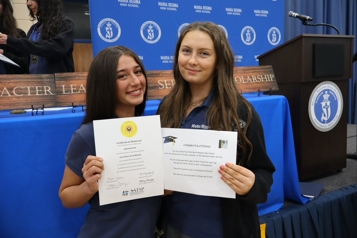 At our Honors Convocation, we proudly celebrated students inducted into seven distinguished honor societies: the Math Honor Society, National Art Honor Society, National Honor Society, Science National Honor Society, Sociedad Honoraria Hispànica, Società Onoraria Italica, etc.