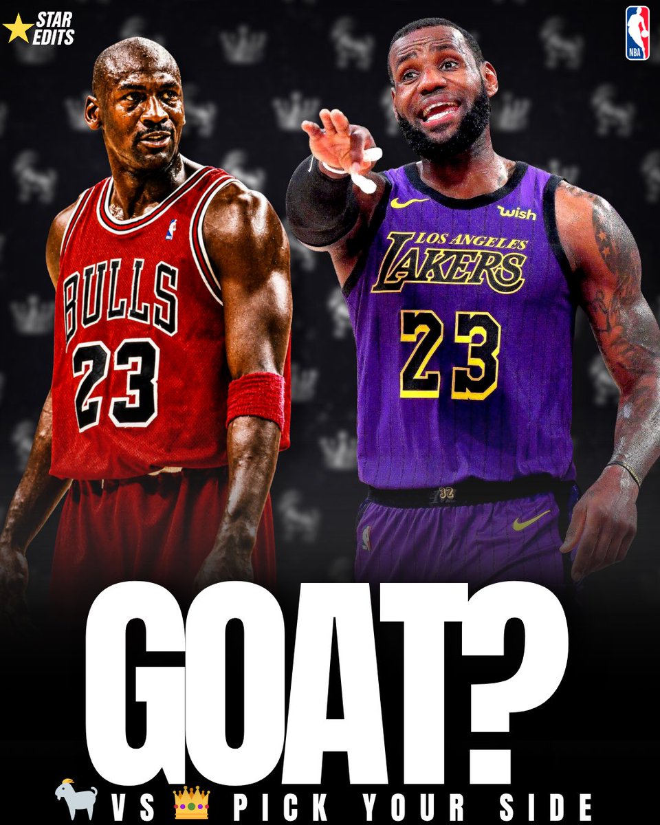 Pure_Prospects's tweet image. Air vs King.
23.
Legacy vs Longevity.
6 rings vs chasing history.

🐐 or 👑 — pick your side.

#NBA #GOAT #Basketball #airjordan #kingjames 

#NBADebate #Hoops #NBATwitter #BasketballCulture #WhoYouGot #Debate #SportsTalk #Legacy #Greatness #Hoopers #Buckets #CourtVision #Clutch