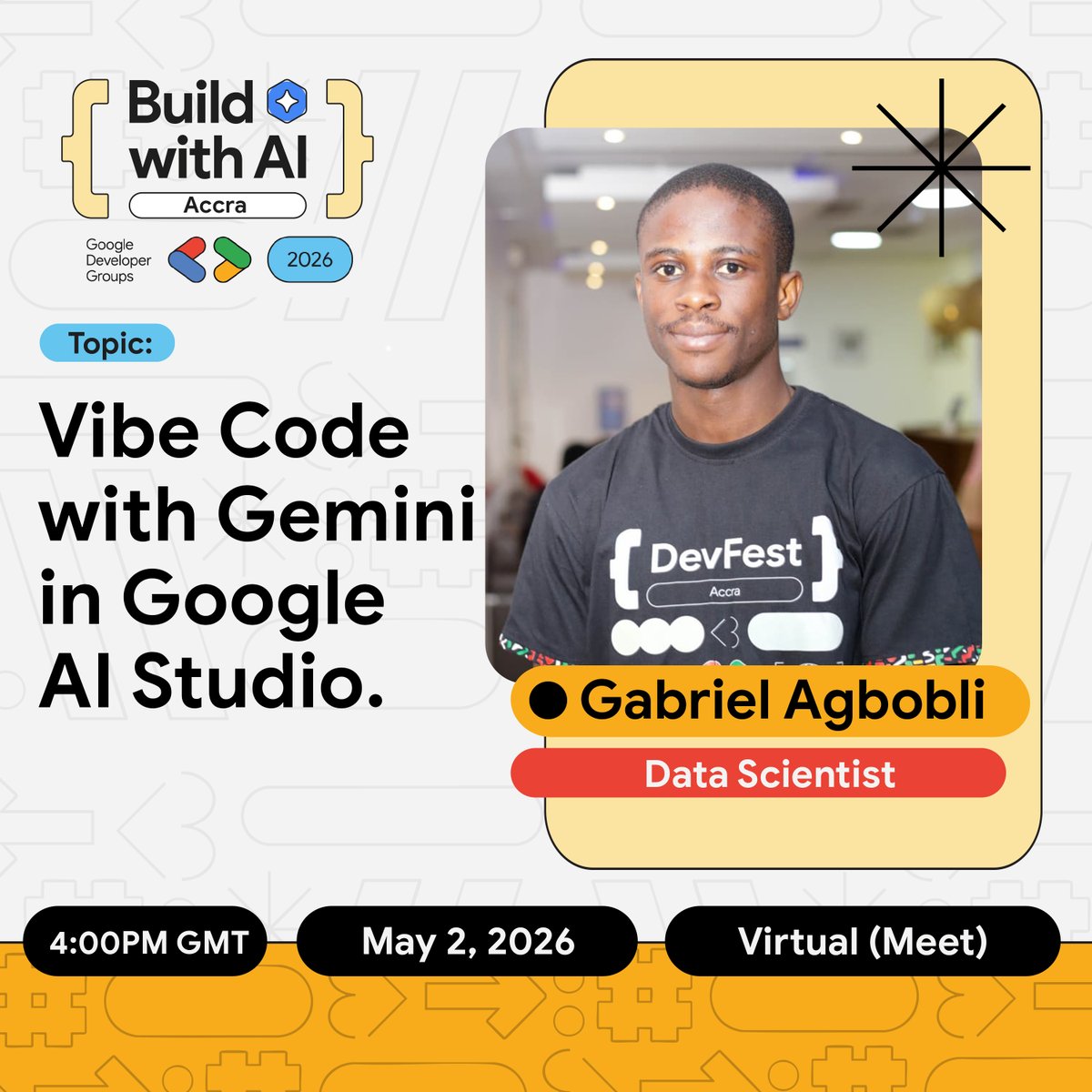 GDG Accra | #DevFestAccra tweet media