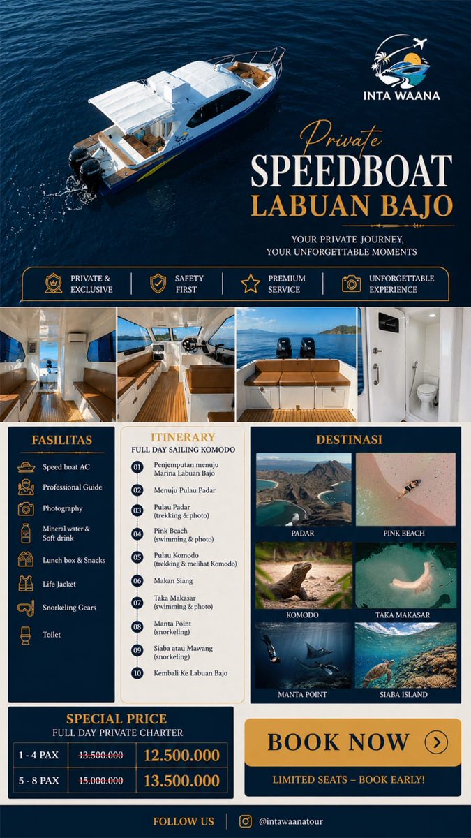 anggunbayuaji's tweet image. Private Boat Trip 🛥️ 

#labuanbajo #indonesia #boat