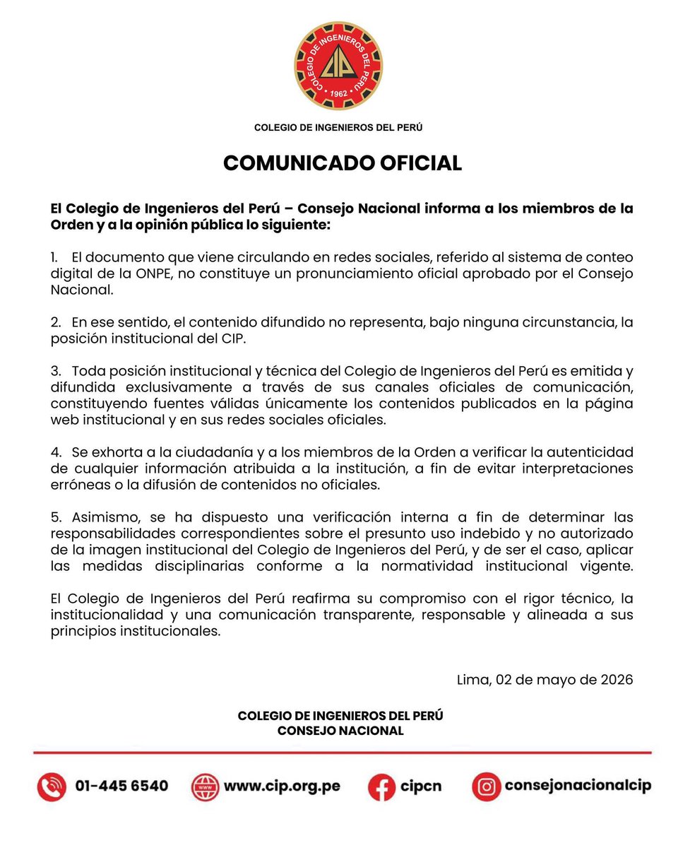 📢🗳️ONPE realiza el conteo con normalidad, como en elecciones anteriores, y el JNE en vez de denunciar a un candidato por amenazas de mu3rte y sodomía, y a otro acosador de Burneo, cede a la violencia y dispone auditoría; así empaña el conteo y ayuda a versión de 'fraudistas'