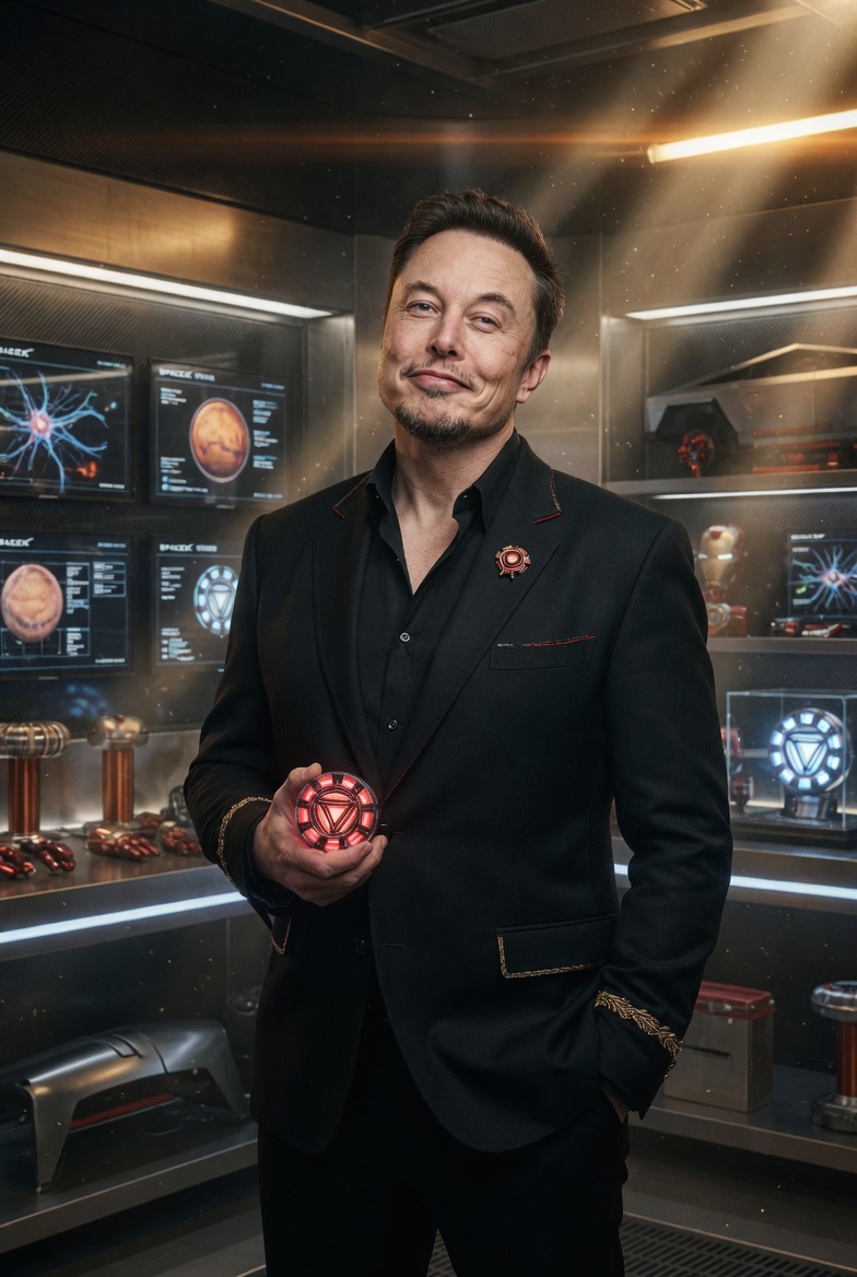 rising_cyrus's tweet image. Elon Stark is here.

The future just got a lot more stylish. 🔥🦾

#ElonMusk #TonyStark #IronMan #ElonStark #Meme
@elonmusk @grok @xai